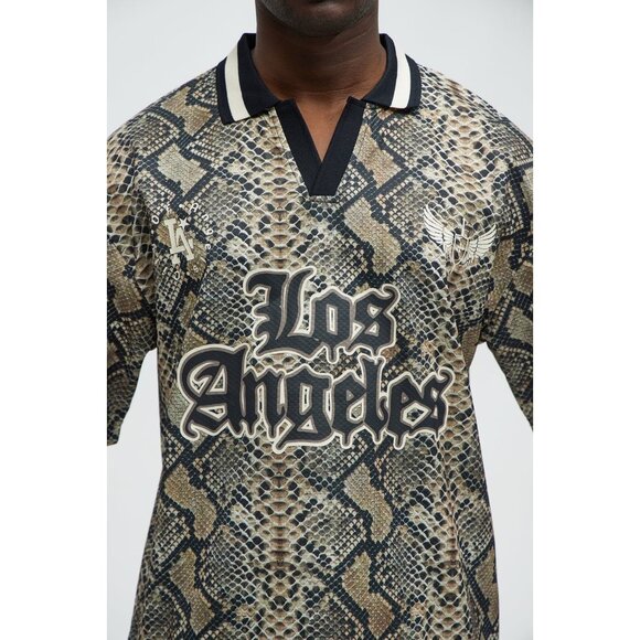 New! Saints Studio Snake L.A. Johnny Collar Soccer Jersey Small | MSRP: $58 - Picture 3 of 11